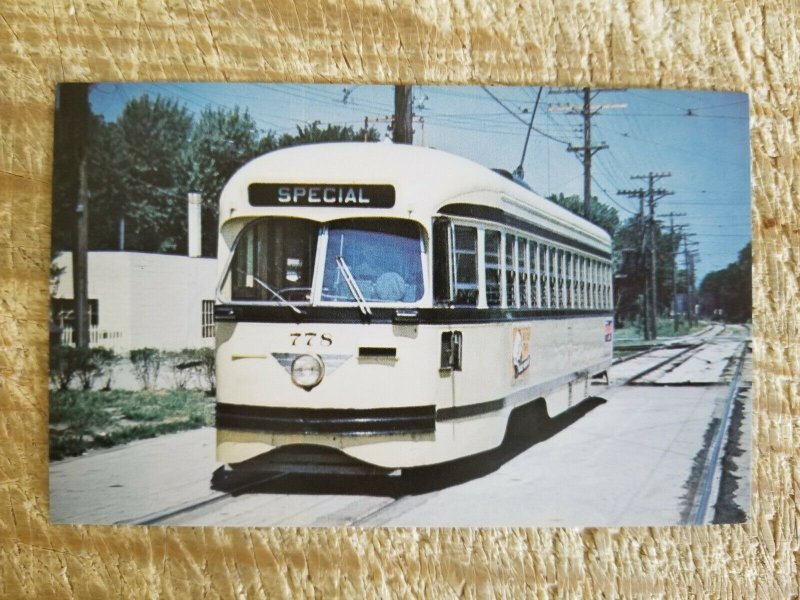 KANSAS CITY PUBLIC SERVICE NO 778,A PCC CAR,KANSAS CITY,MISS.TROLLEY POSTC*P27