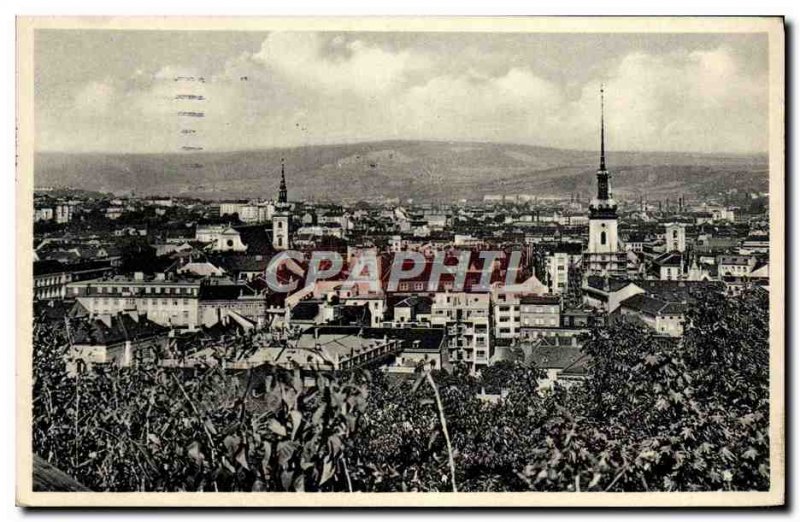 Postcard Old Brno Celkovy Pohied