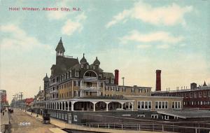 Hotel Windsor, Atlantic City, New Jersey, Early Postcard, Unused