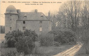 br107461 st urbain pres landerneau chateau de kerdaoulas vieille tourelle france