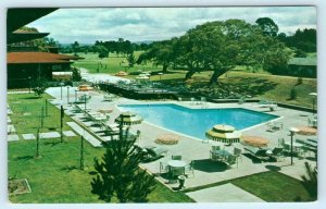 MONTEREY, California CA ~ Roadside DEL MONTE HYATT HOUSE Pool c1970s Postcard