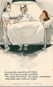 Humour Woman In Hospital Bed