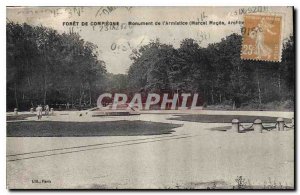 Postcard Old Forest of Compiegne Armistice Monument