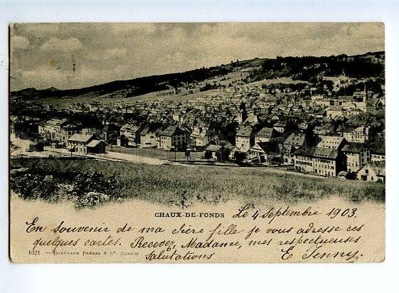 131548 Switzerland Chaux-de-Fonds Vintage postcard