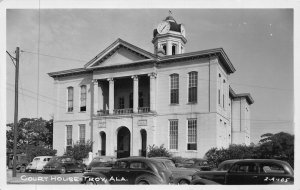 J43/ Troy Alabama RPPC Postcard c1950s Court House Building  47