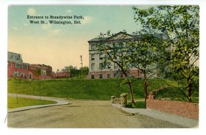 DE - Wilmington. Brandywine Park, Entrance, West Street