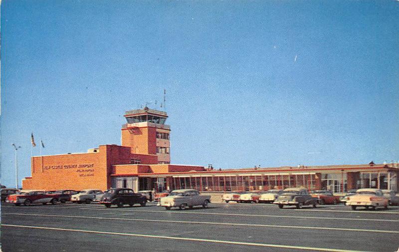 Airport Terminal Building New Castle Delaware postcard