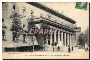 Old Postcard Aix en Provence Courthouse