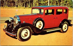 Postcard PE Bonshaw A 1932 McLaughlin Buick Sedan Car Life Museum 1960s S103