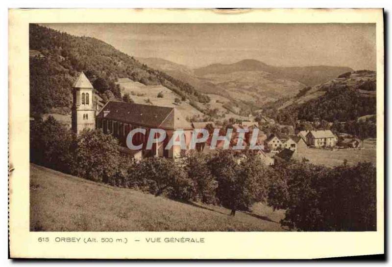 Old Postcard Orbey General view