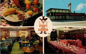 Stern's Famous Barbecue Culver City CA Postcard PC452