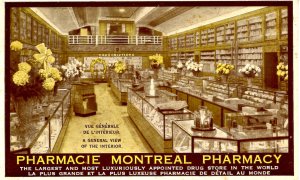 Canada - QC, Montreal. Pharmacie Montreal, Interior