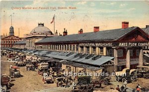 Quincy Market & Franeiul Hall - Boston, Massachusetts MA  