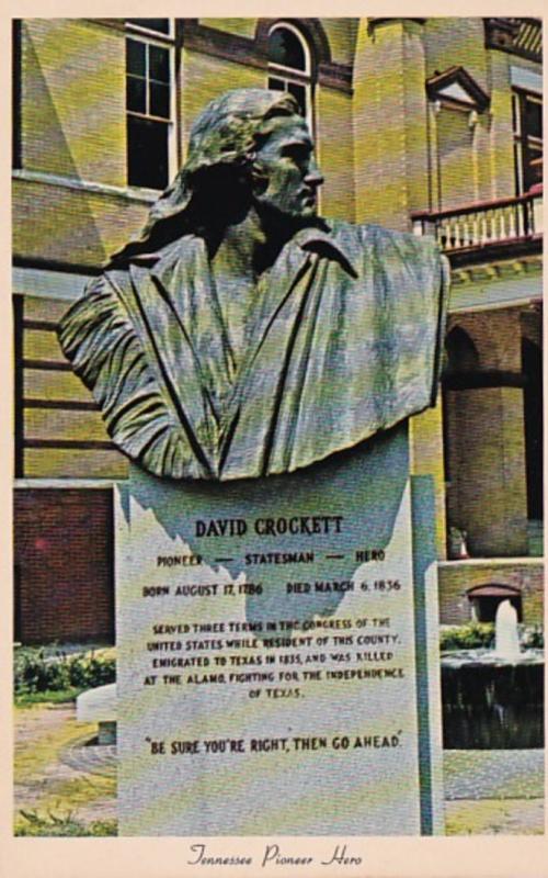 Tennessee Trenton Monument To David Crockett