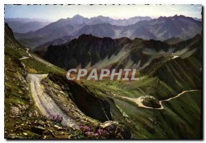 Modern Postcard The Pyrenees Route du Tourmalet at Pic du Midi de Bigorre