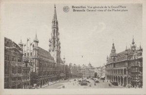 Belgium Postcard - Brussels - General View of The Market Place  T10289