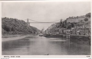 RP: BRISTOL , River Avon, Suspension Bridge , UK , 1930s