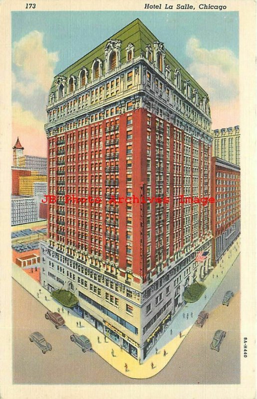 8 Linen Postcards, Chicago Illinois, Hotels-Palmer House-Norman-Morrison-Hilton