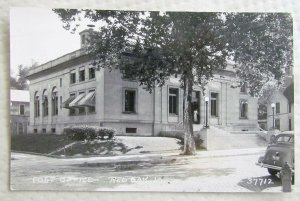 RPPC 1958 VINTAGE REAL PHOTO POSTCARD POST OFFICE RED OAK IOWA