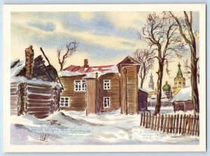 Russia Postcard PK Vorhauer Dostojewski Haus and Staraya c1940's Unposted