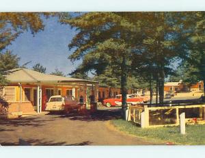 Unused Pre-1980 OLD CARS & SKYLAND MOTEL Cornelia Georgia GA u0394