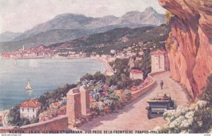 MENTON, France, 1900-10s, Franco-Italian border, TUCK
