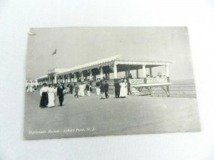 Vintage Postcard Esplanade Review Asbury Park NJ Boardwalk Ocean