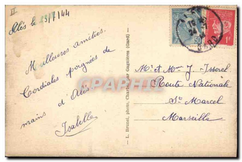 Postcard Old Ales La Cathedrale