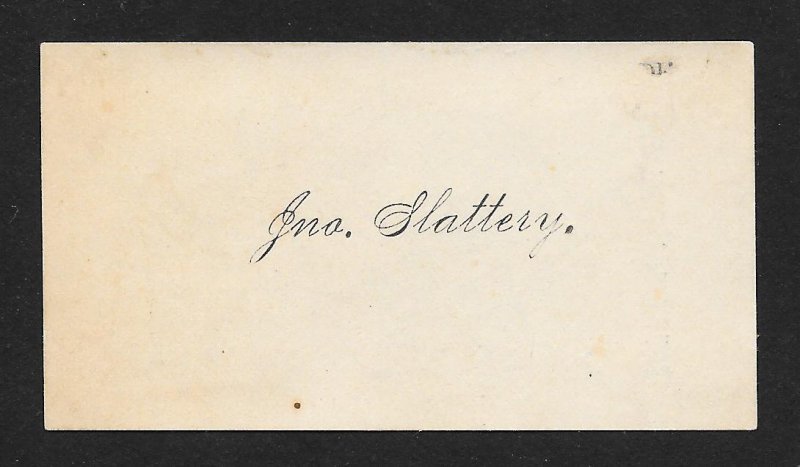 VICTORIAN TRADE CARDS (5) Name Card & Flowers