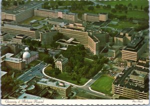 Postcard MI Ann Arbor - University of Michigan Hospital