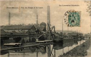 CPA PONT-a-MOUSSON - Vue des Forges et du Canal (386206)
