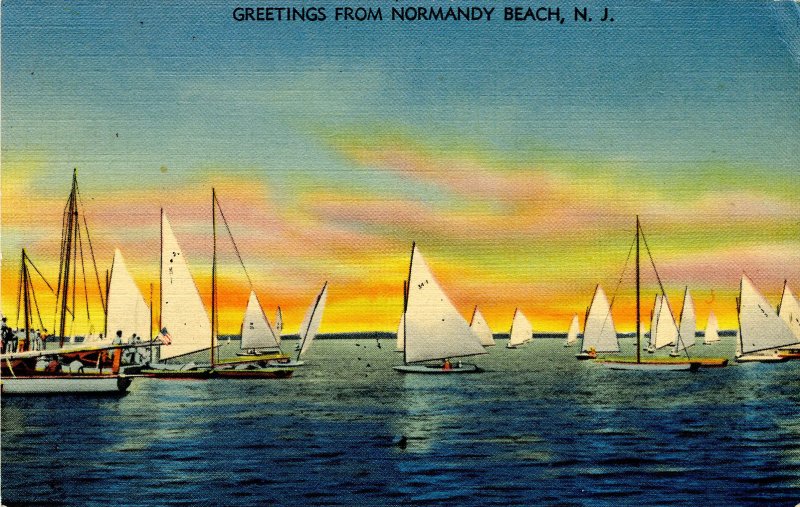 NJ - Normandy Beach. Sailing