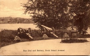 Illinois Rock Island Sun Dial and Battery 1909