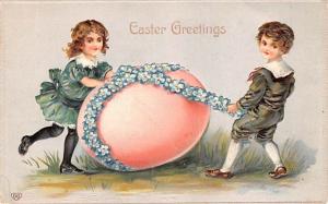 Post Card Old Vintage Antique Easter Greeting Unused