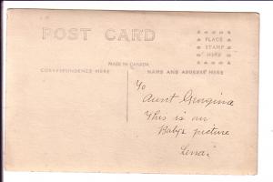 Real Photo, Baby with Teddy Bear