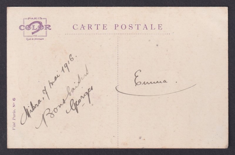 FRANCE, Propaganda postcard, Emile Dupuis, Highlander, WWI