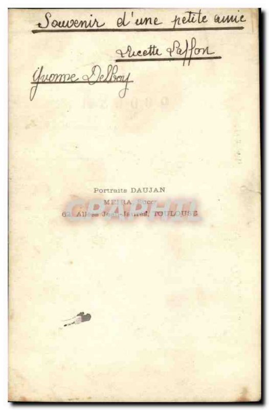 PHOTO CARD Remembrance d & # 39A girlfriend Lucette Laffon Yvonne Delbay Toul...