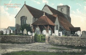 Postcard UK England Littlehampton, Sussex Lyminster church