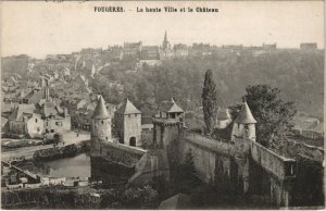 CPA Fougeres La Haute Ville et le Chateau (1237647)