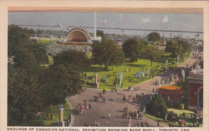 Canada Ontario Toronto Grounds Of Canadian National Exhibition Showing Band S...