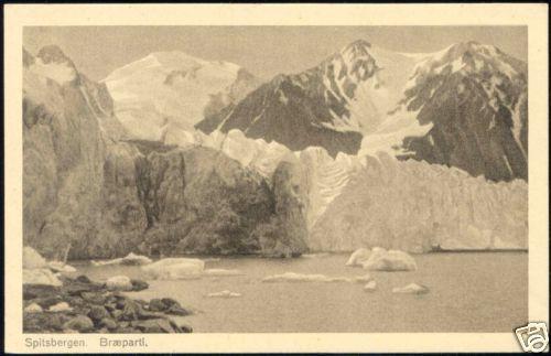 norway, SPITSBERGEN SVALBARD, Bræparti (1920s)