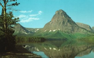 Postcard Two Medicine Lake And Mount Sinopah In Glacier National Park Montana MT