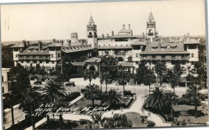 ST,AUGUSTINE FL HOTEL PONCE DE LEON VINTAGE REAL PHOTO POSTCARD RPPC