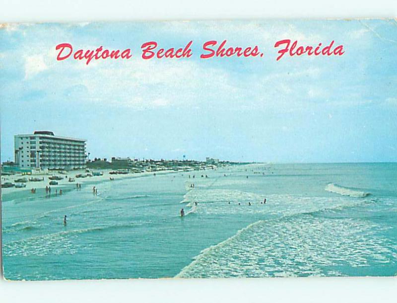 Pre-1980 SCENE AT BEACH Daytona Beach Florida FL M7632