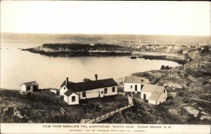 Grand Manan NB New Brunswick From Lighthouse Real Photo Postcard