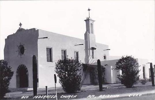 Arizona Ajo Federated Church Real Photo