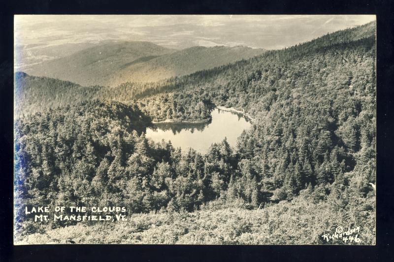 Mount Mansfield, Vermont/VT Photo Postcard, Lake Of The Clouds