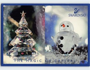 Postcard The 2001 Swarovski Christmas Ornament Macy's Ad