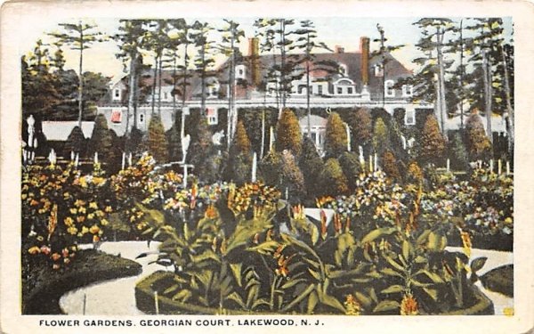 Flower Garden, Georgian Court in Lakewood, New Jersey