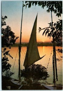 Postcard - Sunset on the Nile River - Africa